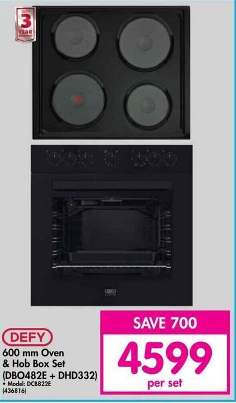 defy oven hob box set